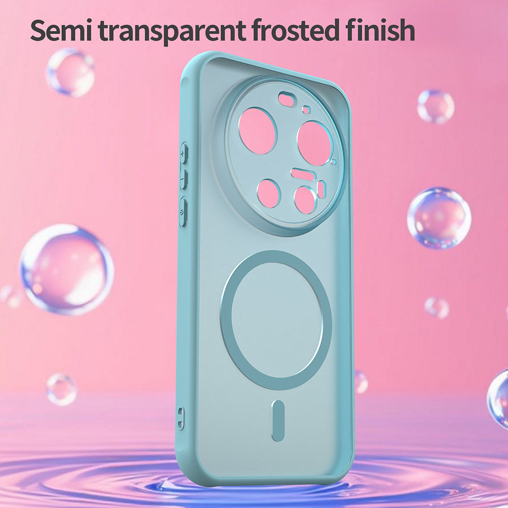 MagSafe-deksel for Xiaomi 17 Ultra, Techsuit, HaloFrost II, Lys Grønn