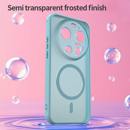MagSafe-deksel for Xiaomi 17 Ultra, Techsuit, HaloFrost II, Lys Grønn