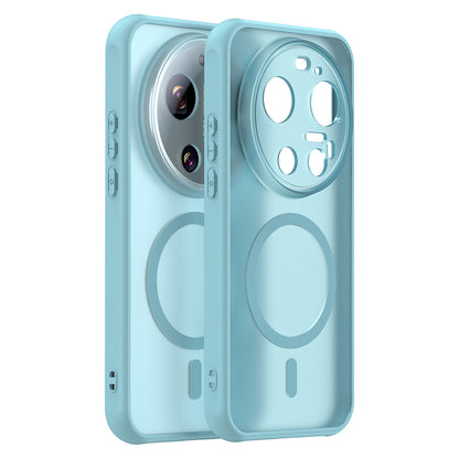 MagSafe-deksel for Xiaomi 17 Ultra, Techsuit, HaloFrost II, Lys Grønn