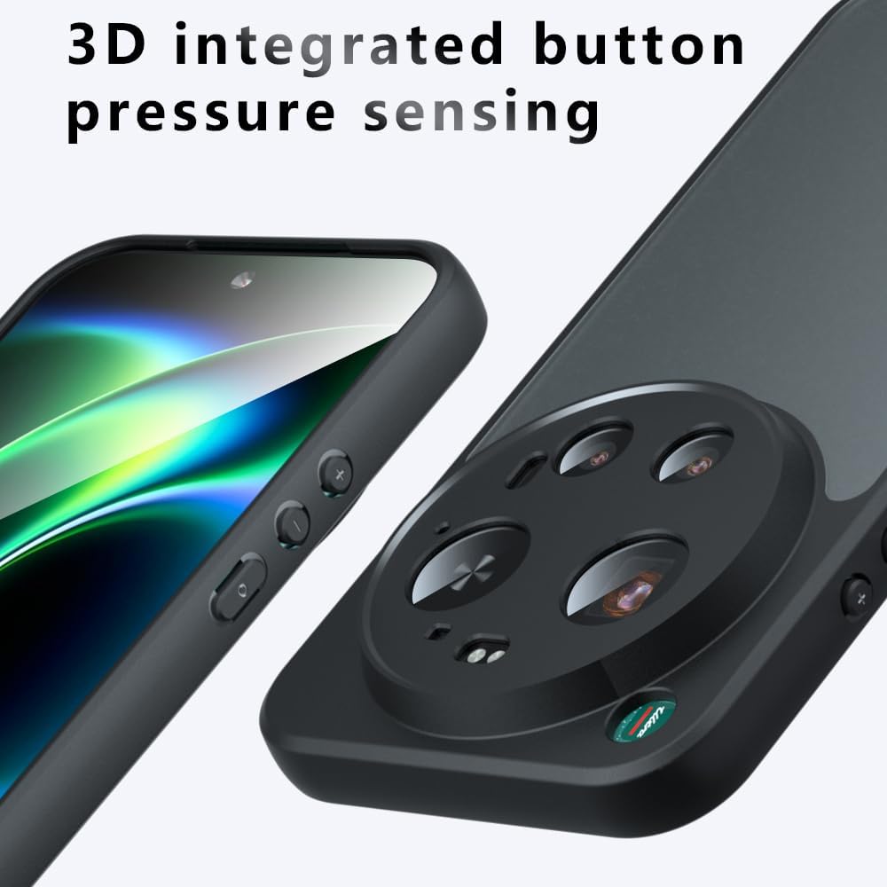 MagSafe-deksel for Xiaomi 17 Ultra, Techsuit, PureFrost, Satin Black