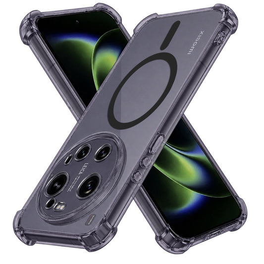 MagSafe-deksel for Xiaomi 17 Ultra, Techsuit, støtsikker, røykfarget