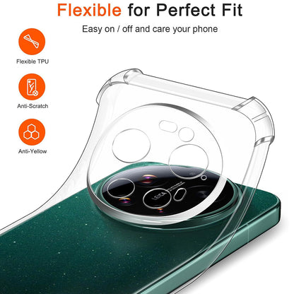 MagSafe-deksel for Xiaomi 17 Ultra, Techsuit, støtsikker, gjennomsiktig