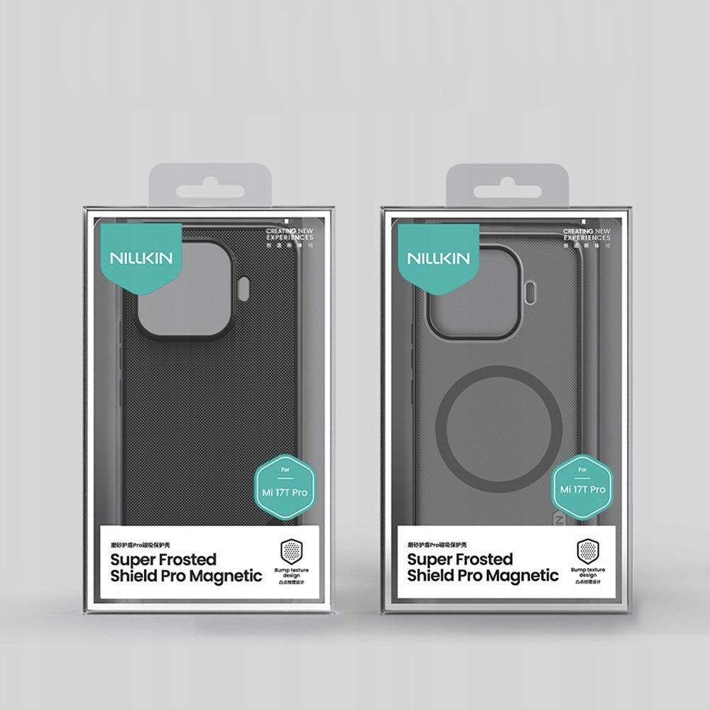 MagSafe-deksel for Xiaomi 17T Pro, Nillkin, Super Shield Pro, Svart Transparent