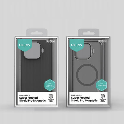 MagSafe-deksel for Xiaomi 17T Pro, Nillkin, Super Shield Pro, Svart Transparent