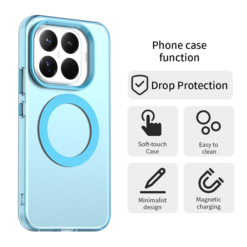 MagSafe-deksel for Xiaomi 17T Pro, Techsuit, CandyCase, Blå