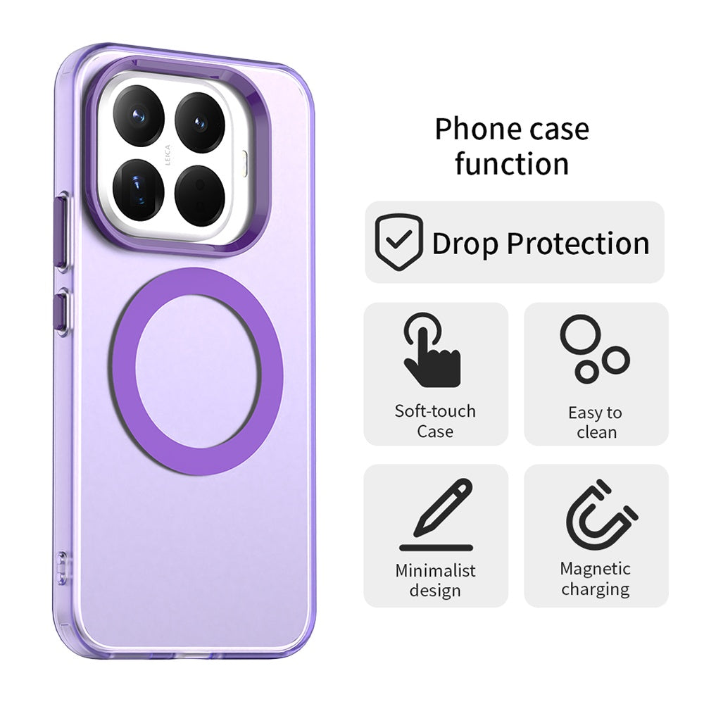 MagSafe-deksel for Xiaomi 17T Pro, Techsuit, CandyCase, Lilla