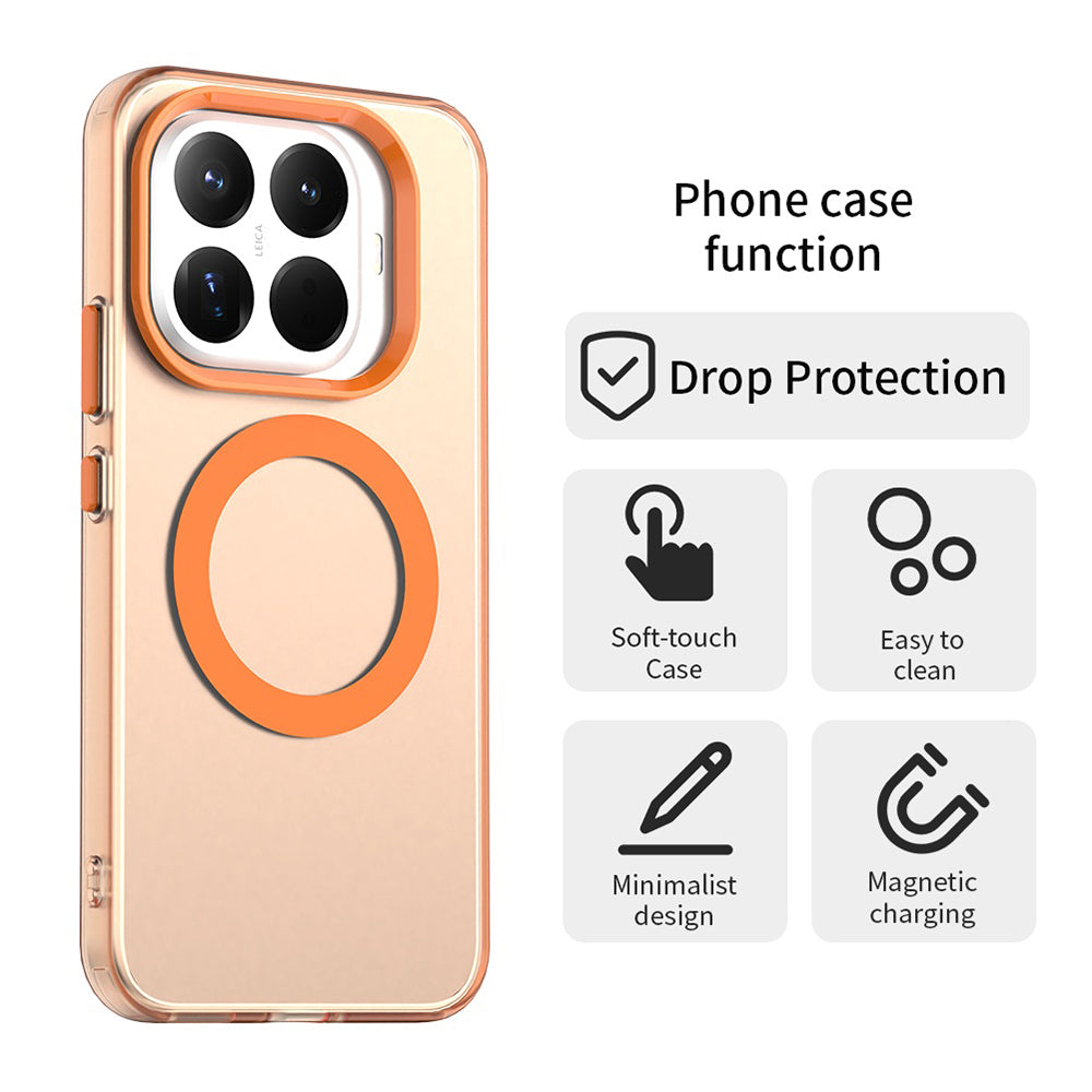 MagSafe-deksel for Xiaomi 17T Pro, Techsuit, CandyCase, Oransje