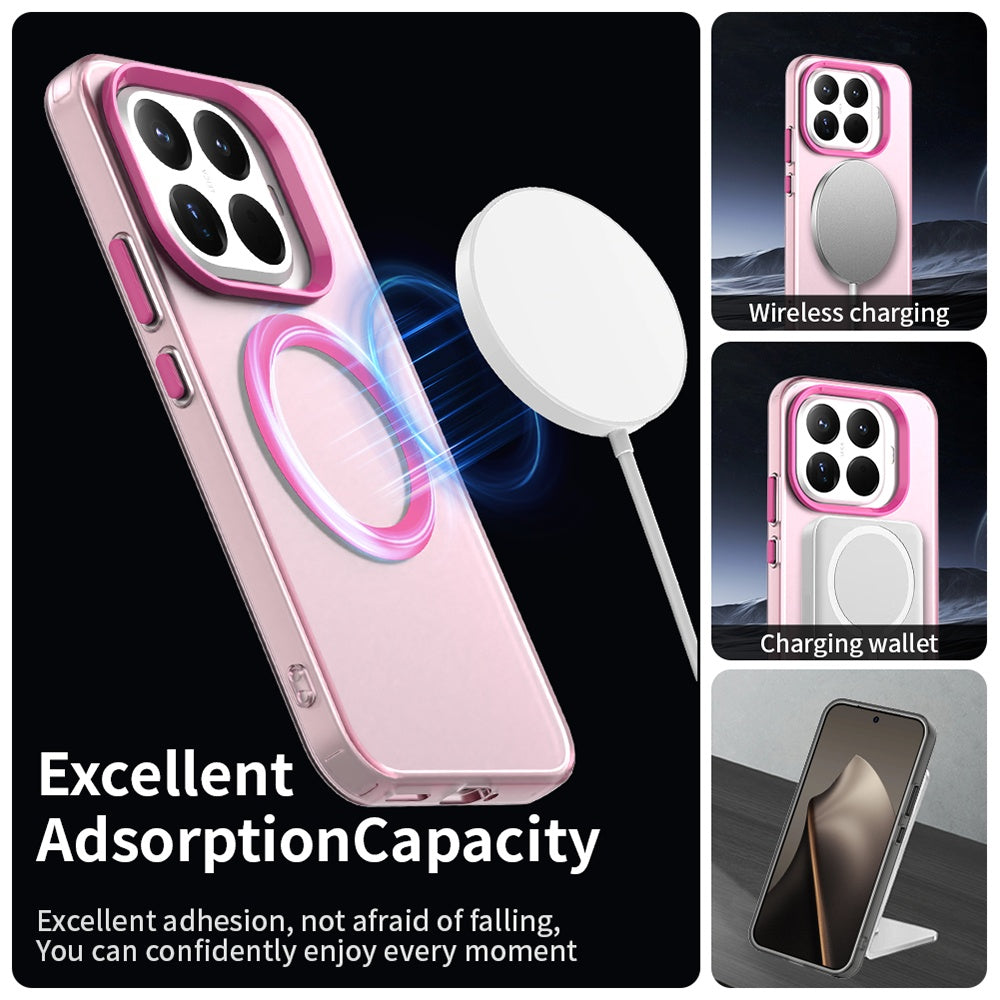 MagSafe-deksel for Xiaomi 17T Pro, Techsuit, CandyCase, Rosa