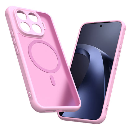 MagSafe-deksel for Xiaomi 17T Pro, Techsuit, HaloFrost II, Rosa