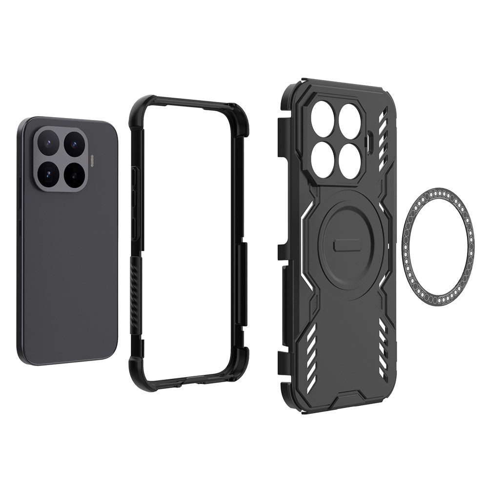 MagSafe-deksel for Xiaomi 17T, Techsuit, ArmorMag, svart