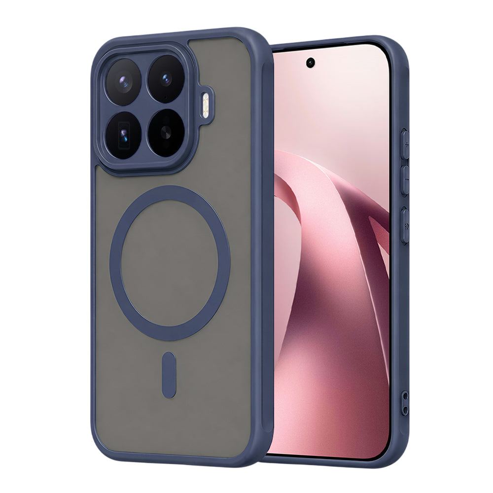 MagSafe-deksel for Xiaomi 17T, Techsuit, HaloFrost II, Marineblå