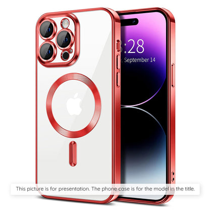 MagSafe-deksel for Xiaomi 17T, Techsuit, Luxury Crystal, Rød