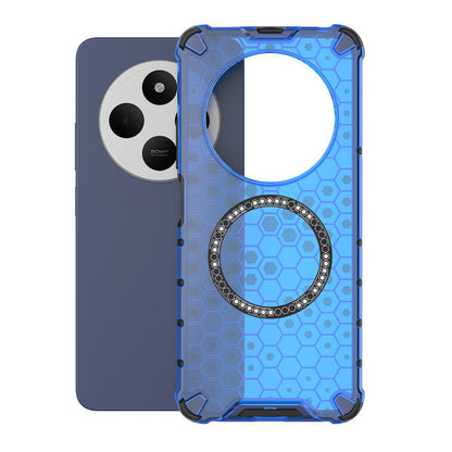 MagSafe-deksel for Xiaomi Poco C75 / Redmi 14C, Techsuit, HoneyComb Shield, Blå