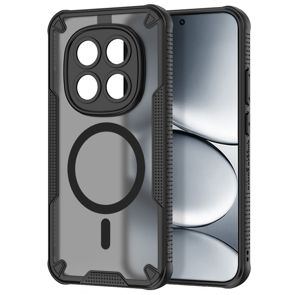 MagSafe-deksel for Xiaomi Poco M8 Pro / Redmi Note 15 Pro+ 5G, Tech-Protect, Rugged Shield, Svart