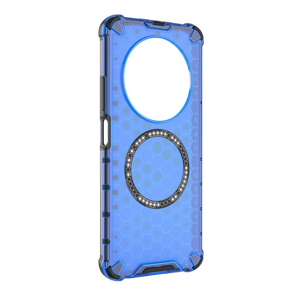 MagSafe-deksel for Xiaomi Poco C75 / Redmi 14C, Techsuit, HoneyComb Shield, Blå