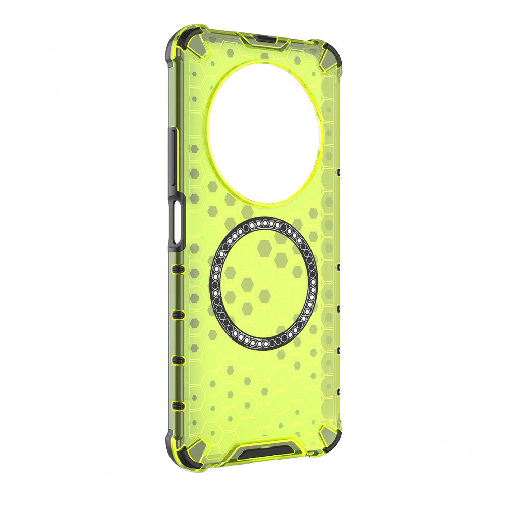 MagSafe-deksel for Xiaomi Poco C75 / Redmi 14C, Techsuit, HoneyComb Shield, Grønn