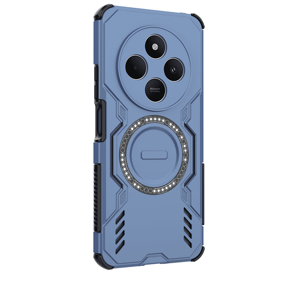 MagSafe-deksel for Xiaomi Poco C75 / Redmi 14C, Techsuit, ArmorMag, Blå