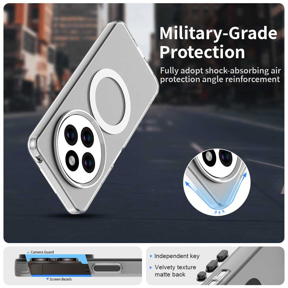 MagSafe-deksel for Xiaomi Poco C75 / Redmi 14C, Techsuit, CandyCase, hvit