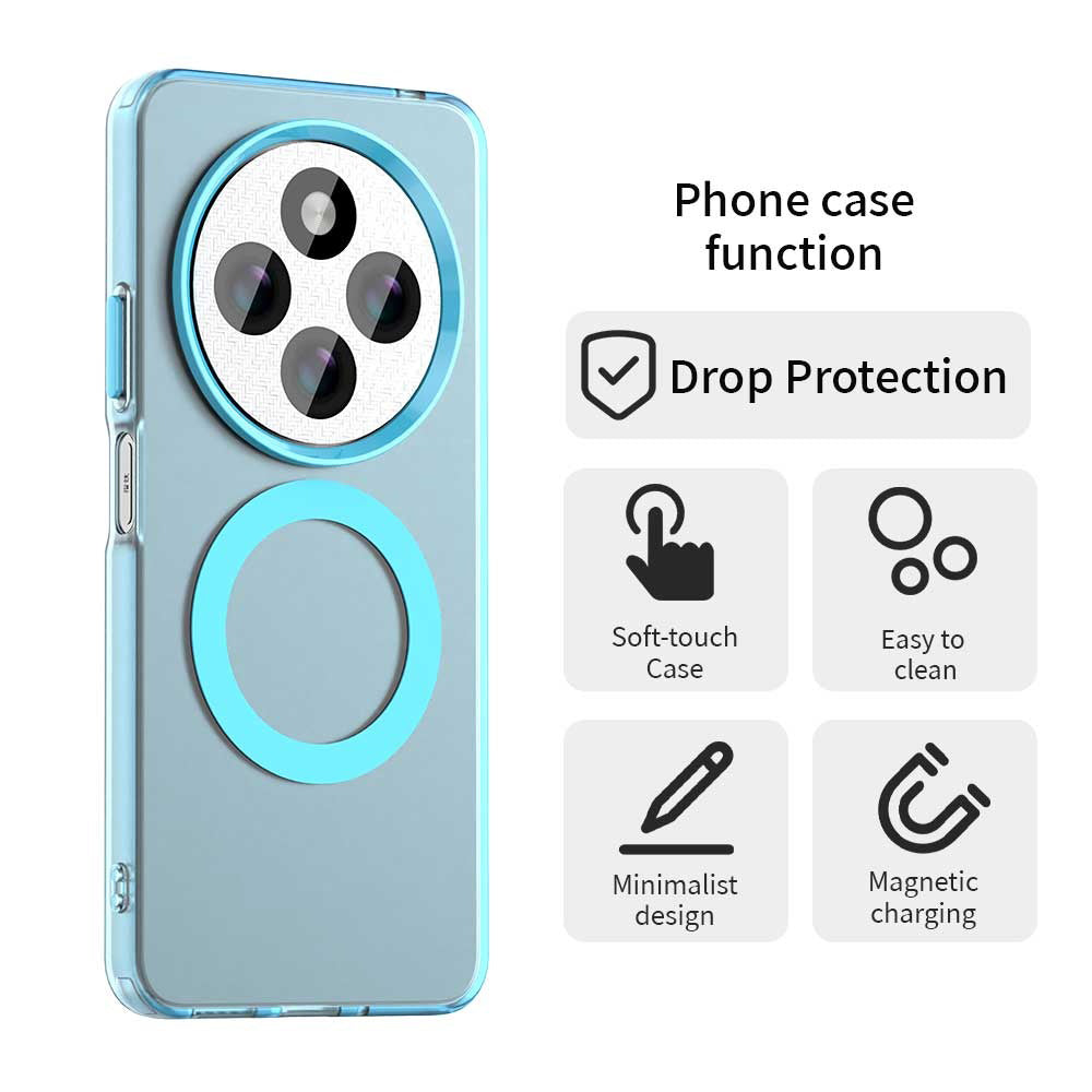 MagSafe-deksel for Xiaomi Poco C75 / Redmi 14C, Techsuit, CandyCase, Blå