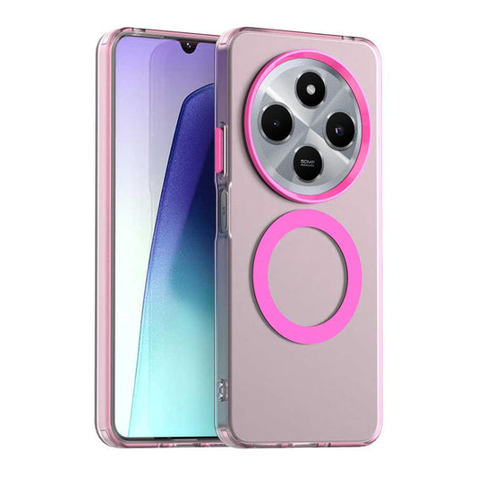 MagSafe-deksel for Xiaomi Poco C75 / Redmi 14C, Techsuit, CandyCase, Rosa
