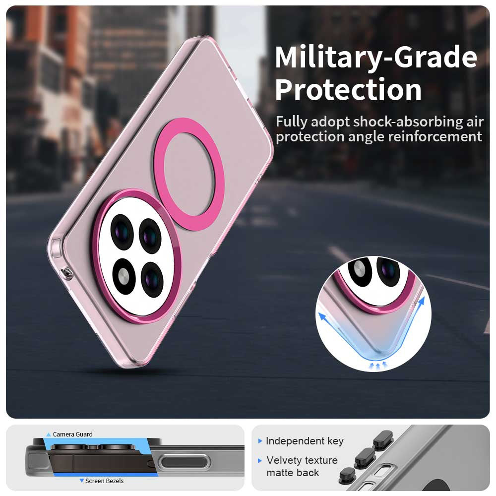 MagSafe-deksel for Xiaomi Poco C75 / Redmi 14C, Techsuit, CandyCase, Rosa