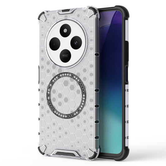 MagSafe-deksel for Xiaomi Poco C75 / Redmi 14C, Techsuit, HoneyComb Shield, Hvit