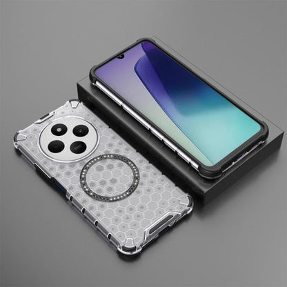 MagSafe-deksel for Xiaomi Poco C75 / Redmi 14C, Techsuit, HoneyComb Shield, Hvit