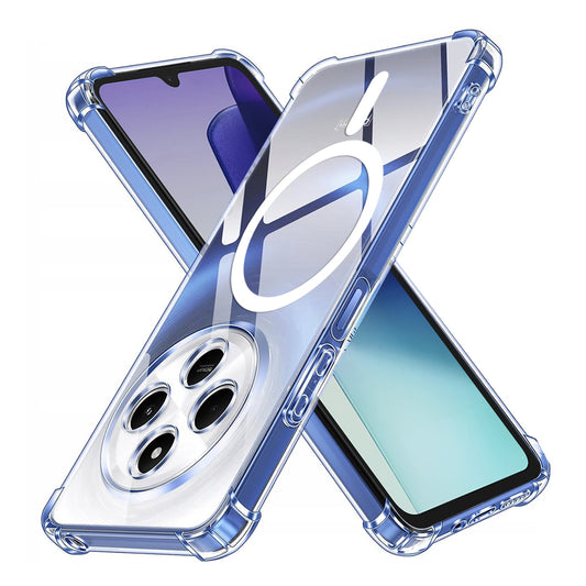 MagSafe-deksel for Xiaomi Poco C75 / Redmi 14C, Techsuit, støtsikker, gjennomsiktig