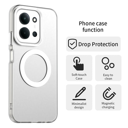 MagSafe-deksel for Xiaomi Poco C85 4G / Redmi 15C 5G / 15C 4G, Techsuit, CandyCase, hvit