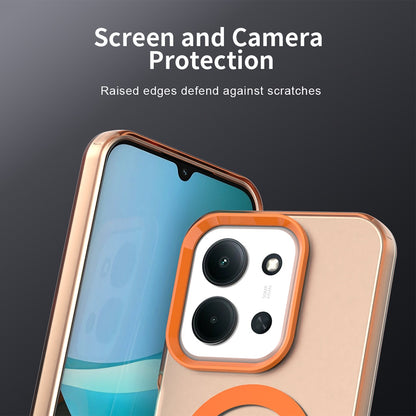 MagSafe-deksel for Xiaomi Poco C85 4G / Redmi 15C 5G / 15C 4G, Techsuit, CandyCase, Oransje