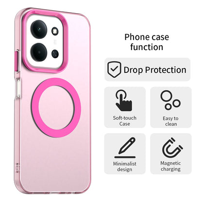MagSafe-deksel for Xiaomi Poco C85 4G / Redmi 15C 5G / 15C 4G, Techsuit, CandyCase, Rosa