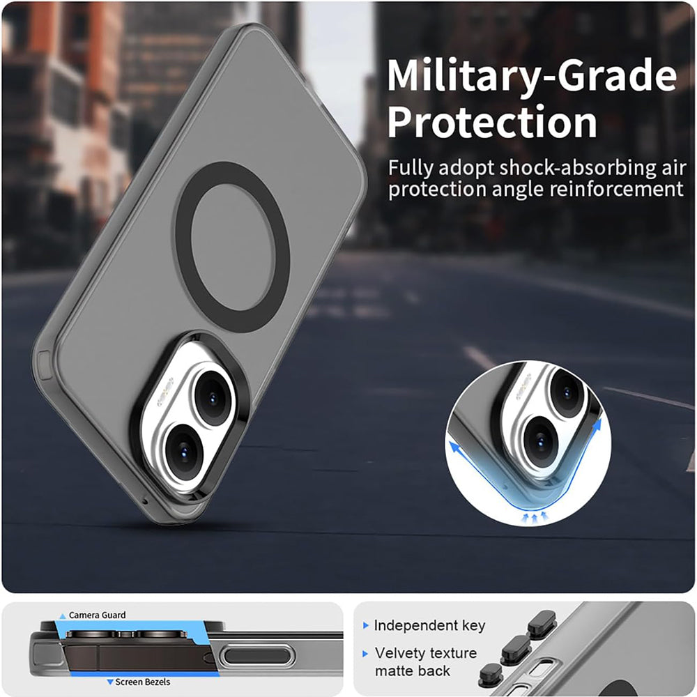 MagSafe-deksel for Xiaomi Poco F7, Techsuit, CandyCase, Svart