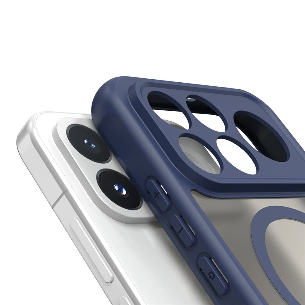 MagSafe-deksel til Xiaomi Poco F9 Pro, Techsuit, HaloFrost II, marineblå