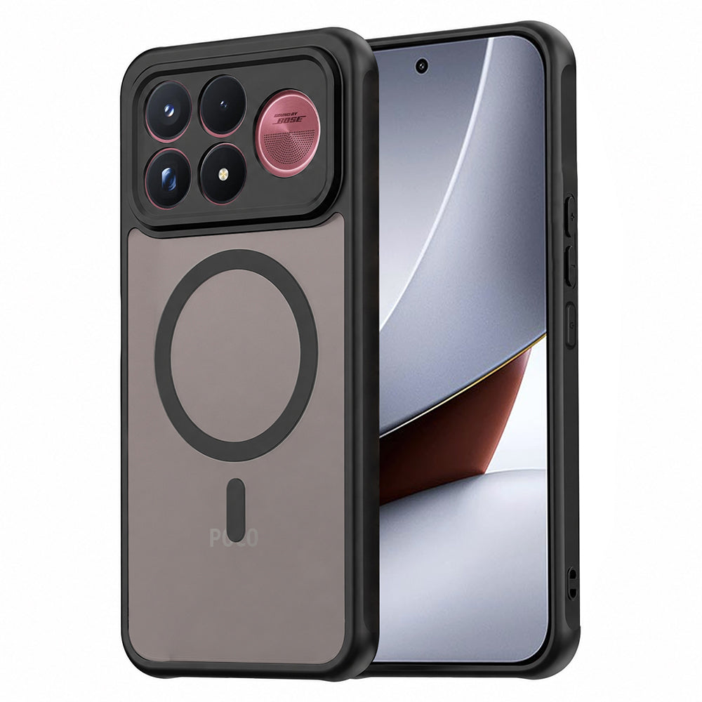 MagSafe-deksel til Xiaomi Poco F9 Ultra, Techsuit, HaloFrost II, svart