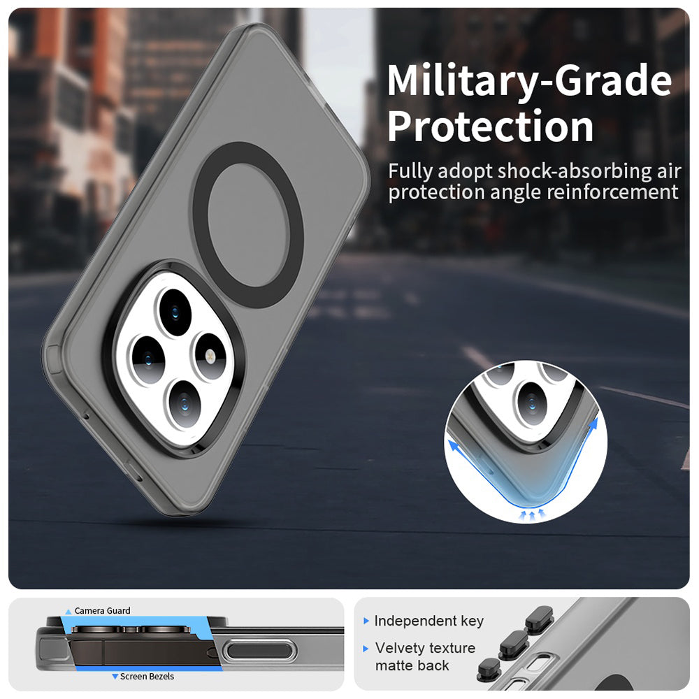 MagSafe-deksel for Xiaomi Poco M8 Pro / Redmi Note 15 Pro+ 5G, Techsuit, CandyCase, Svart