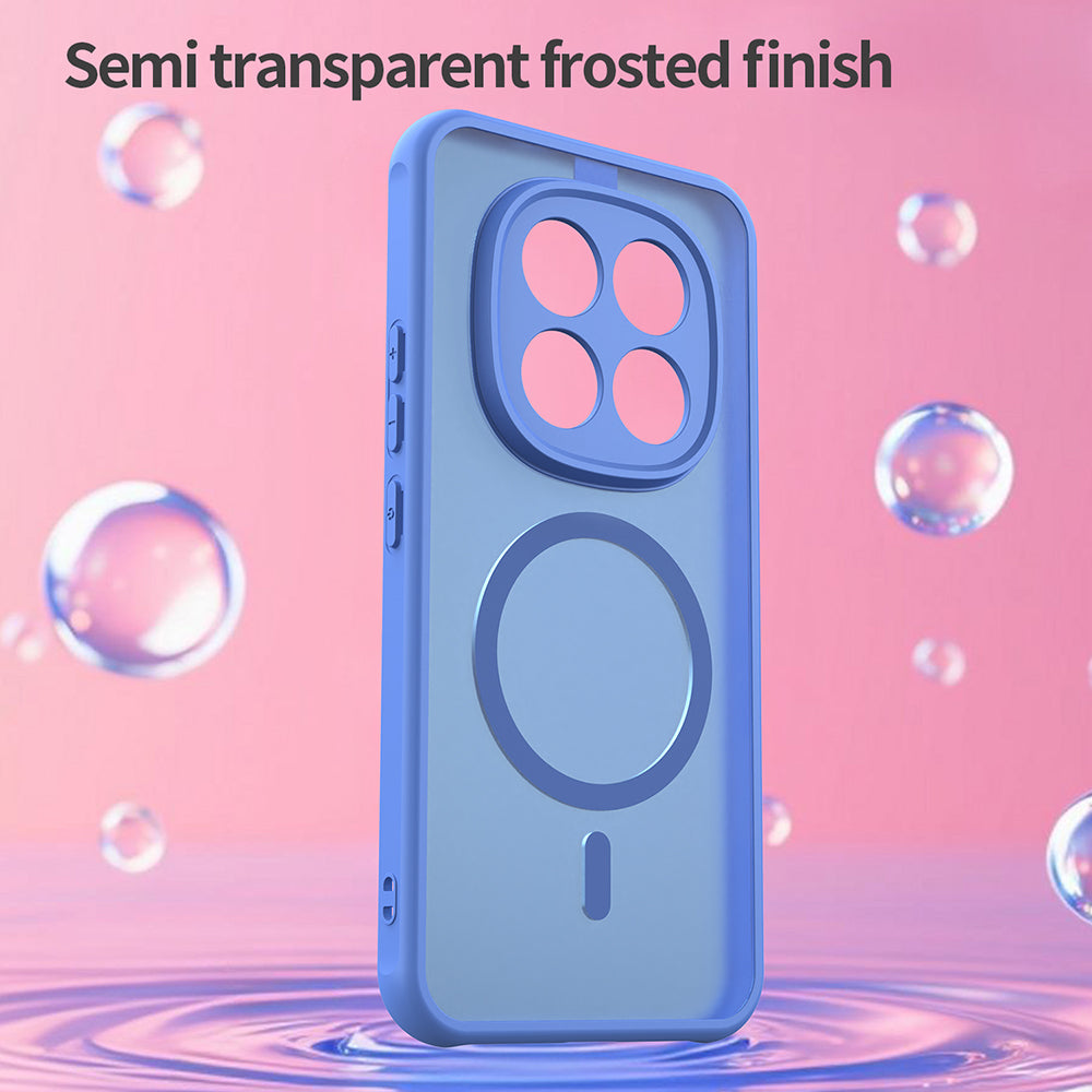 MagSafe-deksel for Xiaomi Poco M8 Pro / Redmi Note 15 Pro+ 5G, Techsuit, HaloFrost II, Blå