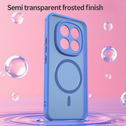 MagSafe-deksel for Xiaomi Poco M8 Pro / Redmi Note 15 Pro+ 5G, Techsuit, HaloFrost II, Blå