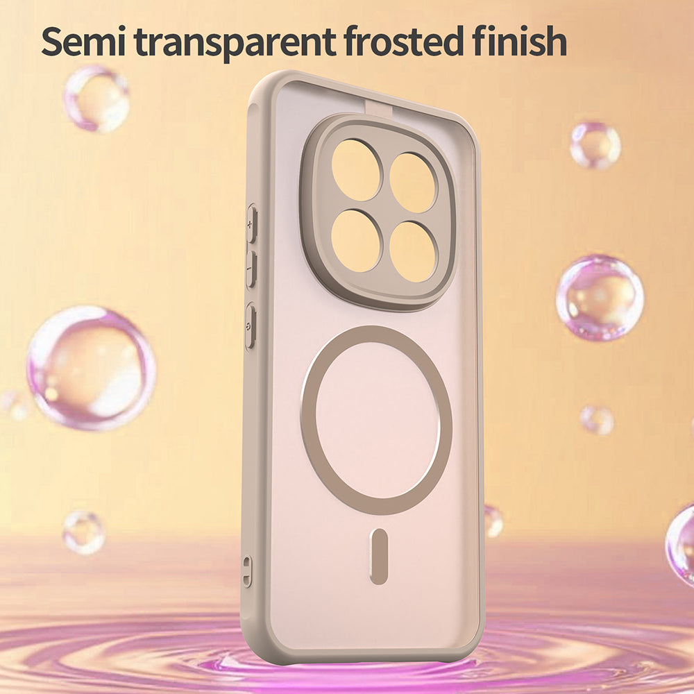MagSafe-deksel for Xiaomi Poco M8 Pro / Redmi Note 15 Pro+ 5G, Techsuit, HaloFrost II, Gull