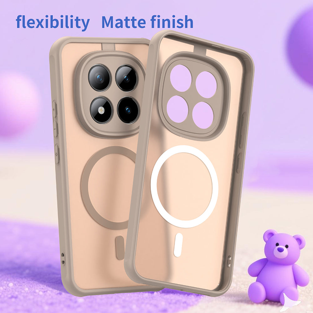MagSafe-deksel for Xiaomi Poco M8 Pro / Redmi Note 15 Pro+ 5G, Techsuit, HaloFrost II, Gull