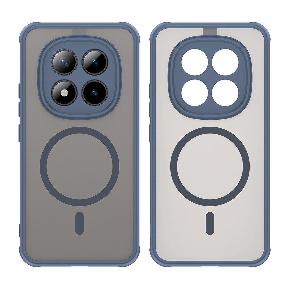 MagSafe-deksel for Xiaomi Poco M8 Pro / Redmi Note 15 Pro+ 5G, Techsuit, HaloFrost II, Marineblå