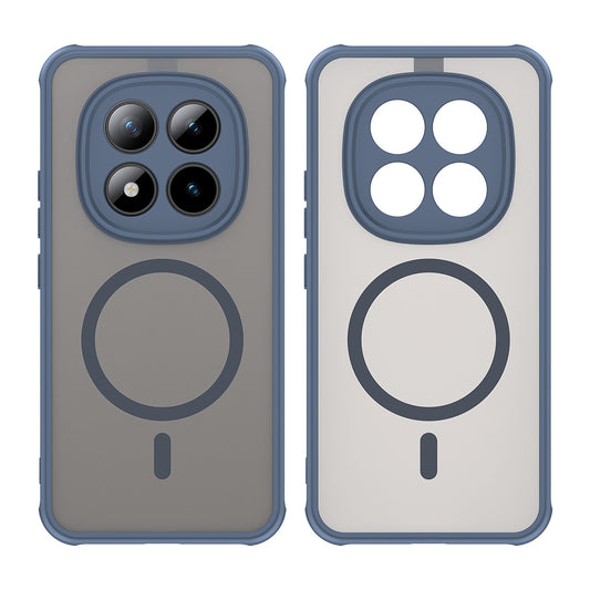 MagSafe-deksel for Xiaomi Poco M8 Pro / Redmi Note 15 Pro+ 5G, Techsuit, HaloFrost II, Marineblå