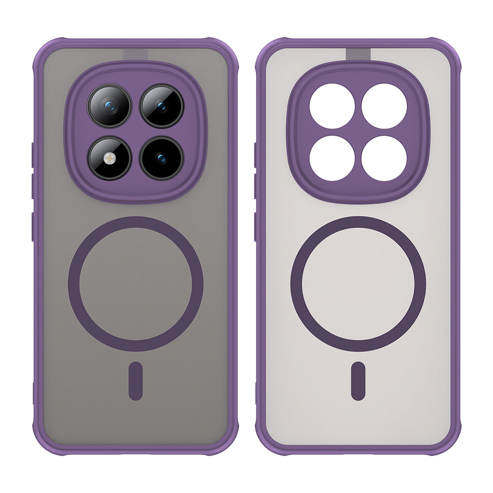 MagSafe-deksel for Xiaomi Poco M8 Pro / Redmi Note 15 Pro+ 5G, Techsuit, HaloFrost II, Lilla