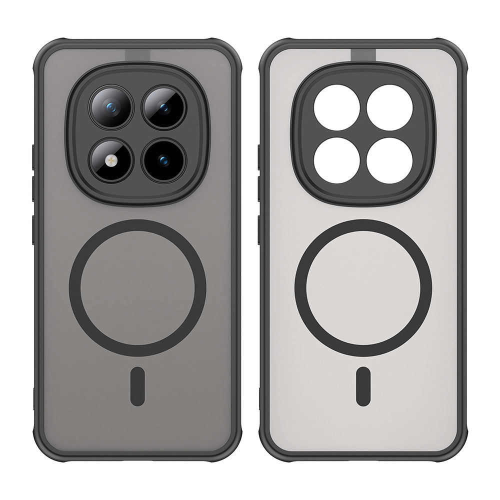 MagSafe-deksel for Xiaomi Poco M8 Pro / Redmi Note 15 Pro+ 5G, Techsuit, HaloFrost II, Svart