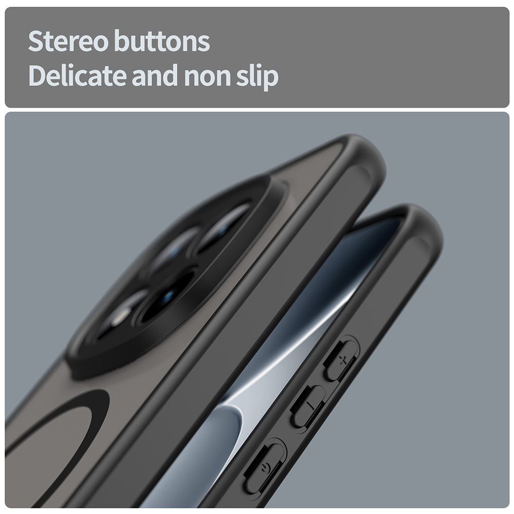 MagSafe-deksel for Xiaomi Poco M8 Pro / Redmi Note 15 Pro+ 5G, Techsuit, HaloFrost II, Svart