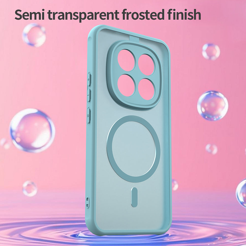 MagSafe-deksel for Xiaomi Poco M8 Pro / Redmi Note 15 Pro+ 5G, Techsuit, HaloFrost II, Lys Grønn
