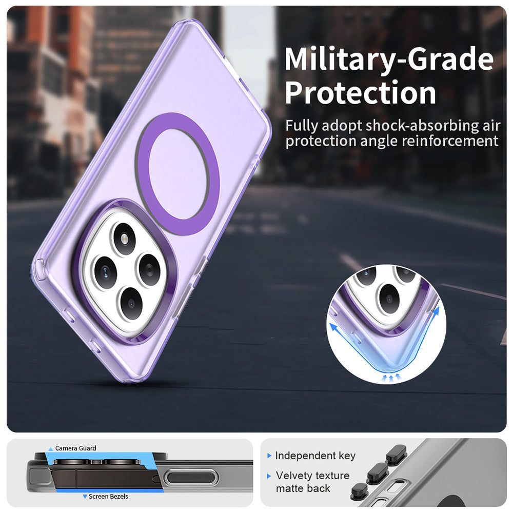 MagSafe-deksel for Xiaomi Poco M8 / Redmi Note 15 5G / Note 15 4G, Techsuit, CandyCase, Lilla