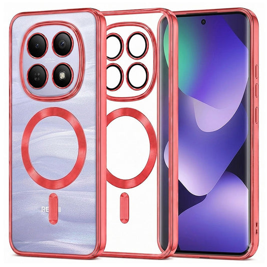 MagSafe-deksel for Xiaomi Poco M8 / Redmi Note 15 5G / Note 15 4G, Techsuit, Luxury Crystal, Rød