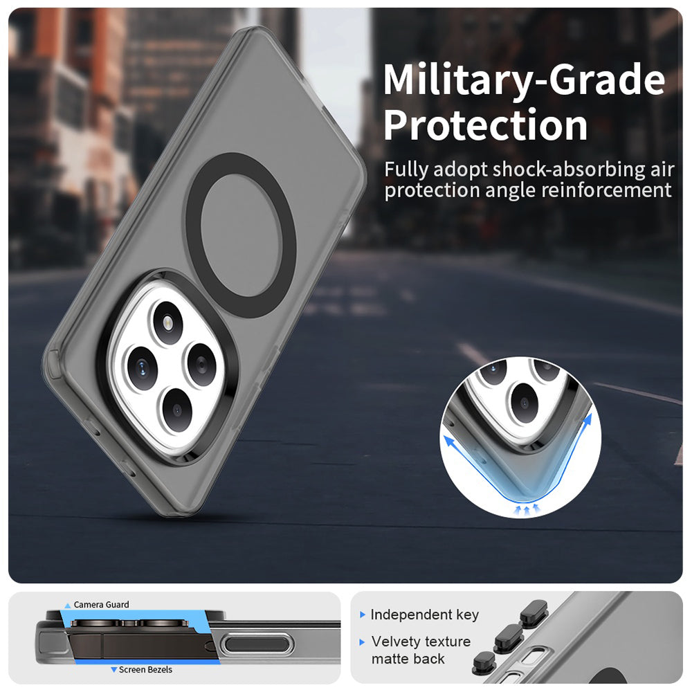 MagSafe-deksel for Xiaomi Poco M8 / Redmi Note 15 5G, Techsuit, CandyCase, Svart