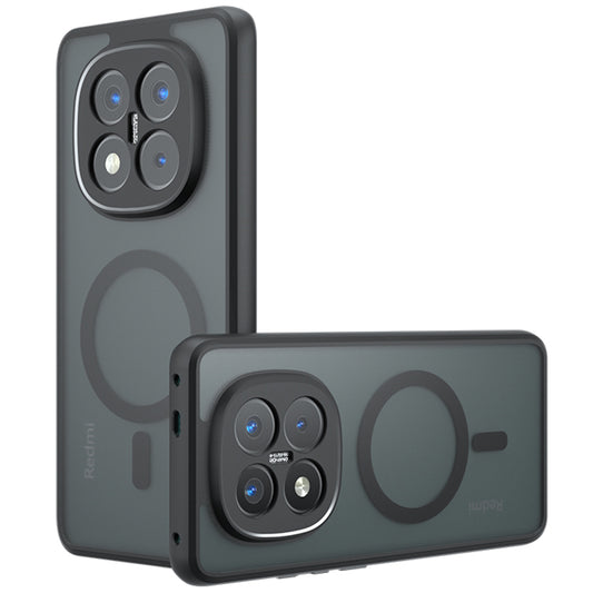 MagSafe-deksel for Xiaomi Poco X7 / Note 14 Pro 5G, Techsuit, PureFrost, svart