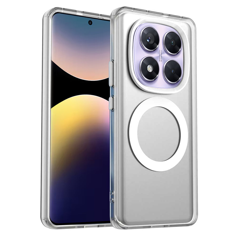 MagSafe-deksel for Xiaomi Poco X7 / Redmi Note 14 Pro 5G, Techsuit, CandyCase, Hvit